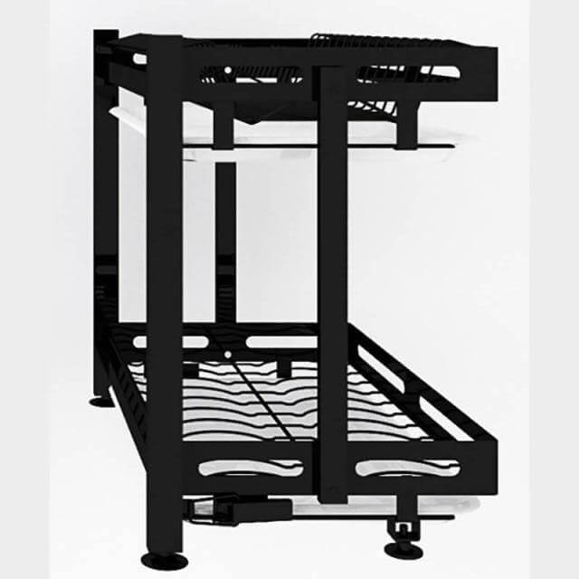 Foldable Stainless Steel Kitchen Dish Drainer Rack - Image 9