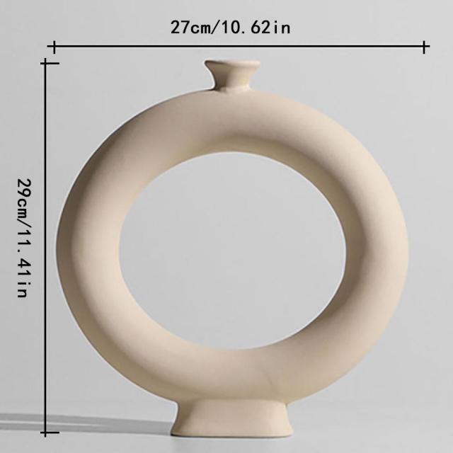 Nordic Art Elegant Flower Ceramic Vase - Image 17