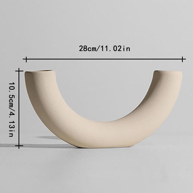 Nordic Art Elegant Flower Ceramic Vase - Image 20