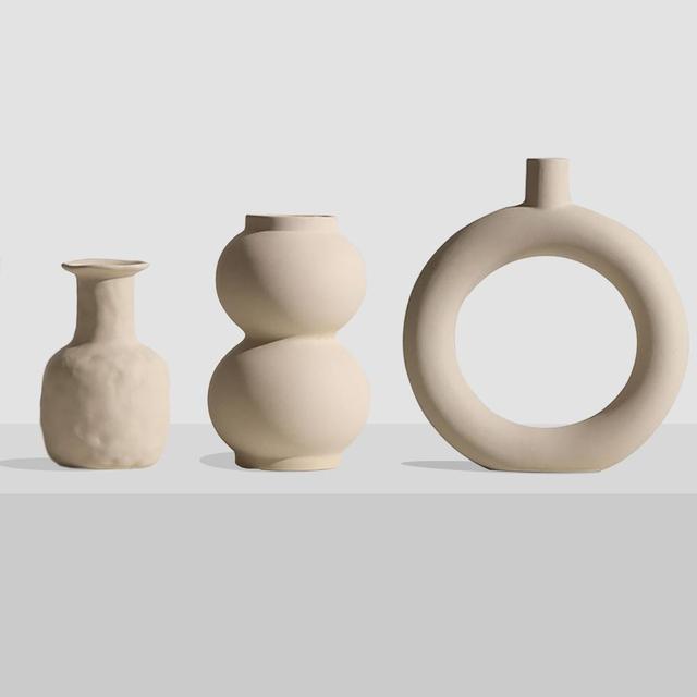 Nordic Art Elegant Flower Ceramic Vase - Image 10