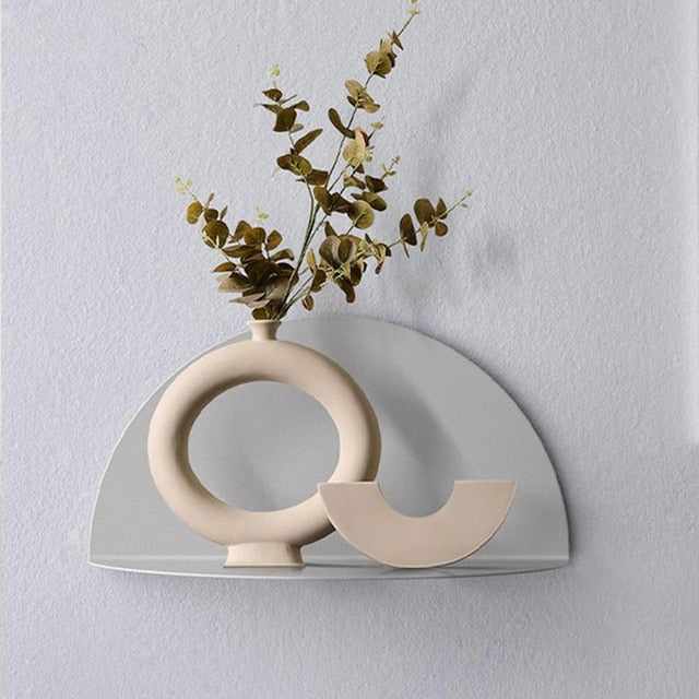 Nordic Art Elegant Flower Ceramic Vase - Image 26