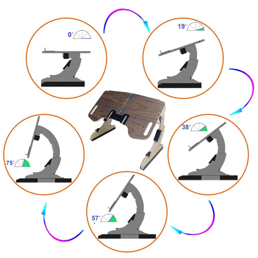 Adjustable Folding Laptop Bed Stand - Image 9