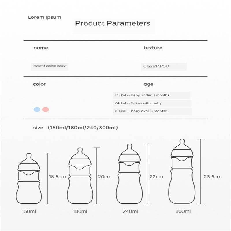 Newborn Baby Anti-colic Feeding Bottle - Image 1