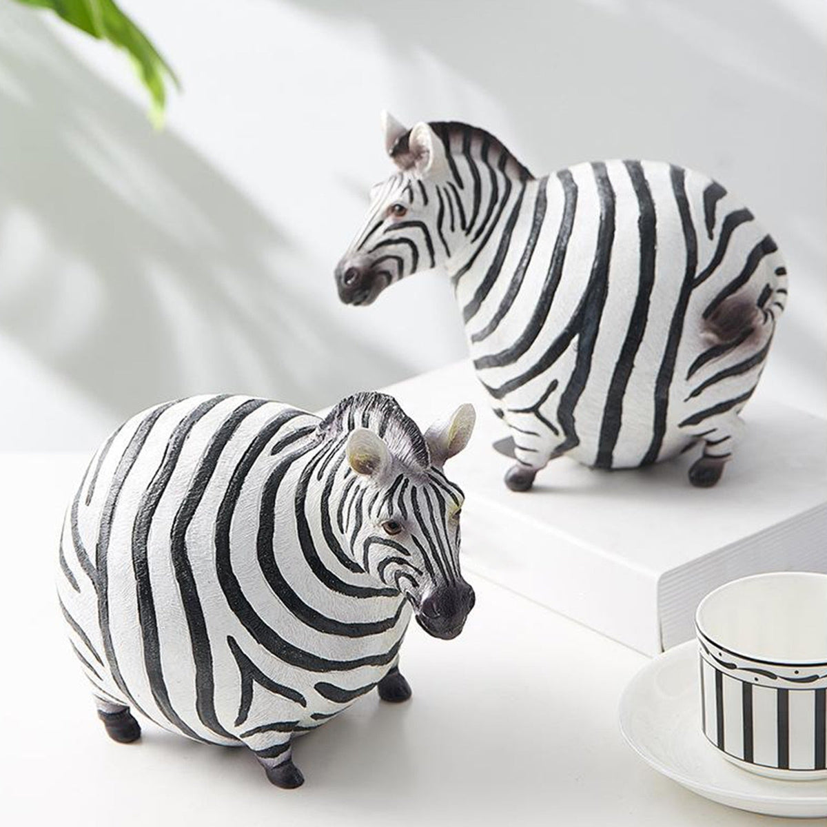 Modern Cute Zebra Resin Figurines