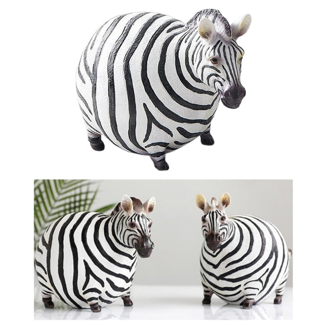 Modern Cute Zebra Resin Figurines - Image 4