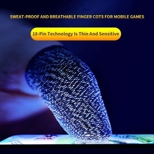 Anti-Sweat Breathable Mobile Game Finger Glove Set - Image 0
