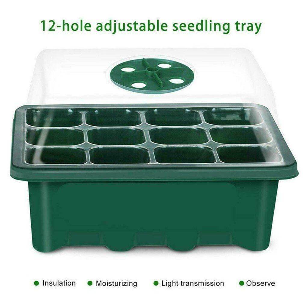 Adjustable 12 Seedling Planting Box