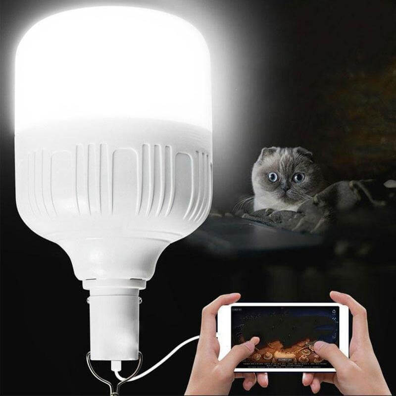 Outdoor USB Rechargeable LED Night Light Bulb - Image 2