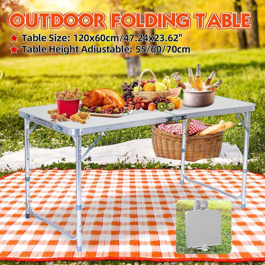 Outdoor Waterproof Adjustable Foldable Picnic Table Set - Image 6