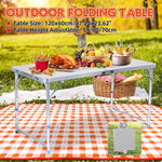 Outdoor Waterproof Adjustable Foldable Picnic Table Set