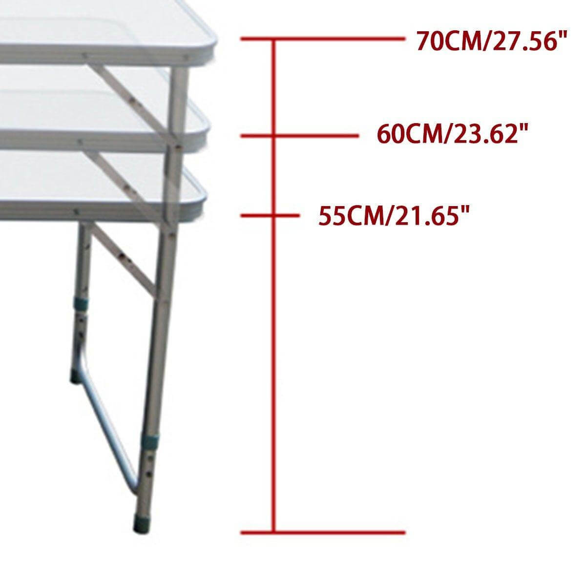 Outdoor Waterproof Adjustable Foldable Picnic Table Set