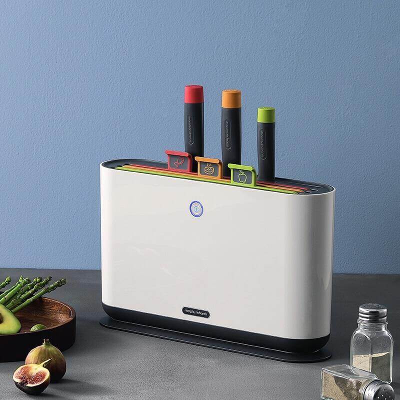 Portable Smart UV Light Chopping Board Knife Sterilizer Holder - Image 0