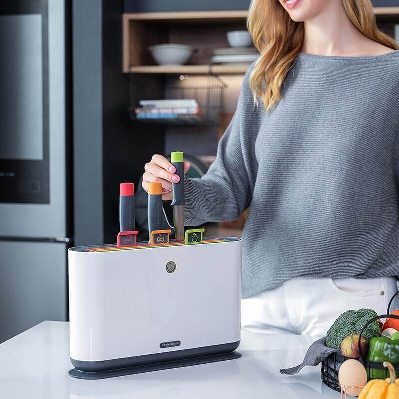 Portable Smart UV Light Chopping Board Knife Sterilizer Holder - Image 2