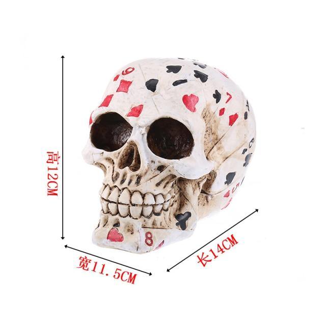 Skull Resin Skeleton Army Figurine Halloween Decoration - Image 9