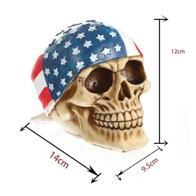 Skull Resin Skeleton Army Figurine Halloween Decoration - Image 28