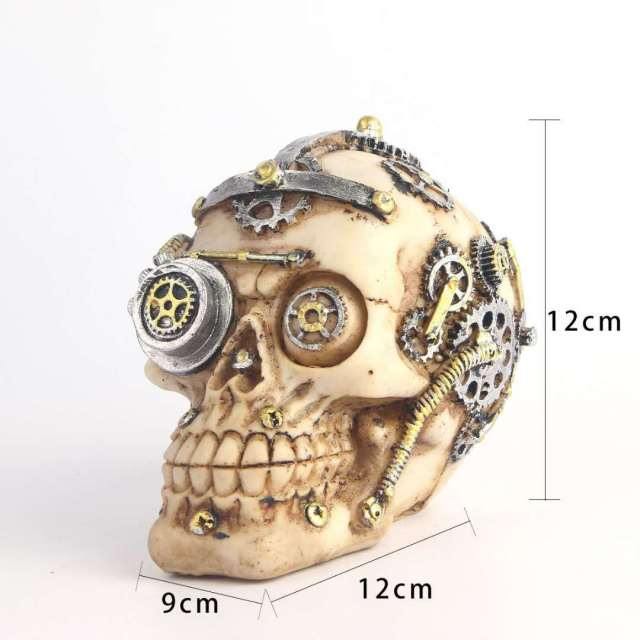 Skull Resin Skeleton Army Figurine Halloween Decoration - Image 8