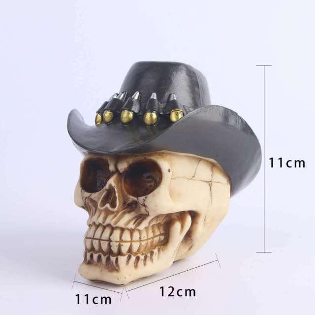 Skull Resin Skeleton Army Figurine Halloween Decoration - Image 10