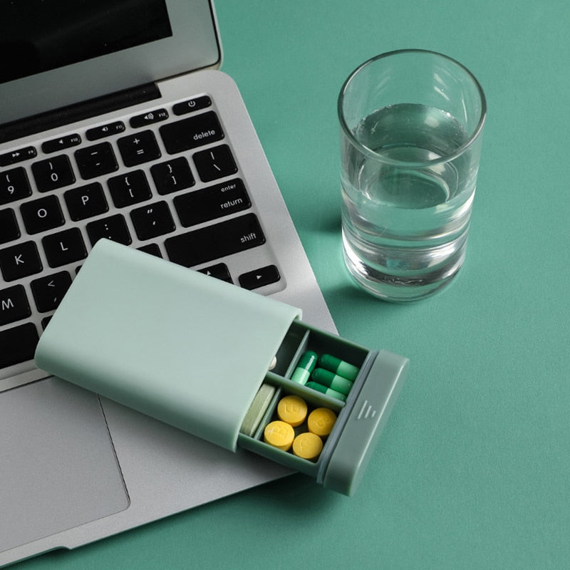Travel Matte Pill Organizer Dispenser - Image 4
