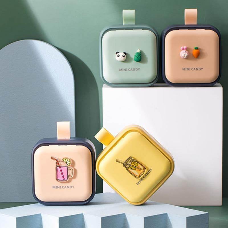 Cute Cartoon Style Pill Case Organizer - Image 13