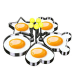 5pcs/set Stainless steel Fried Egg Mold Pancake Rings