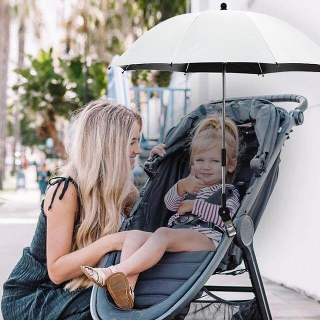 Adjustable Anti-UV Baby Stroller Umbrella - Image 14