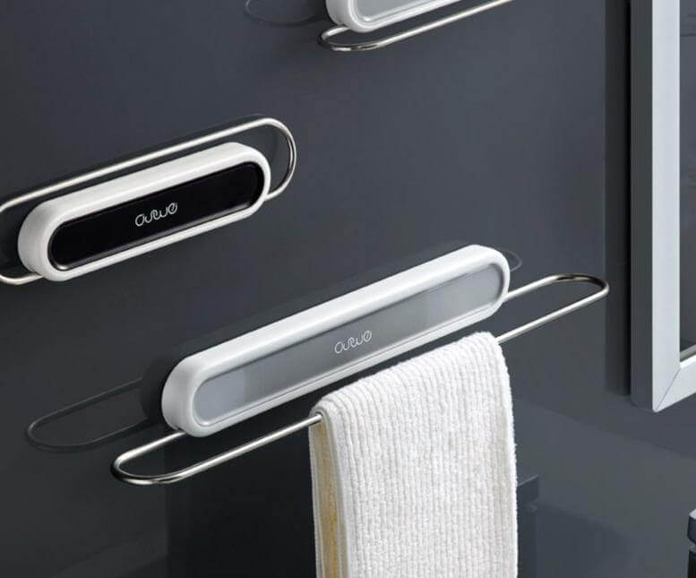 Stainless Steel Wall-Mounted Foldable Towel Hanger - MaviGadget