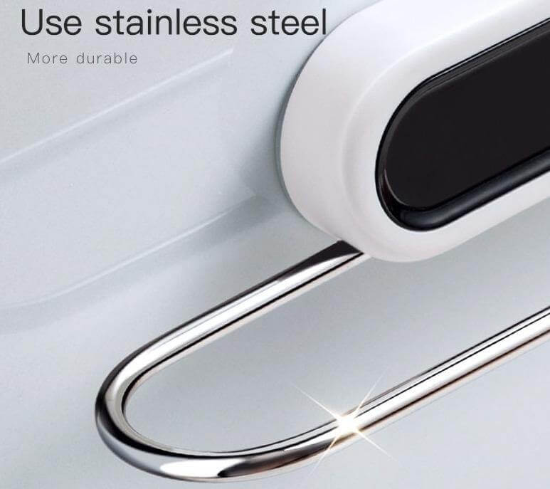 Stainless Steel Wall-Mounted Foldable Towel Hanger - MaviGadget