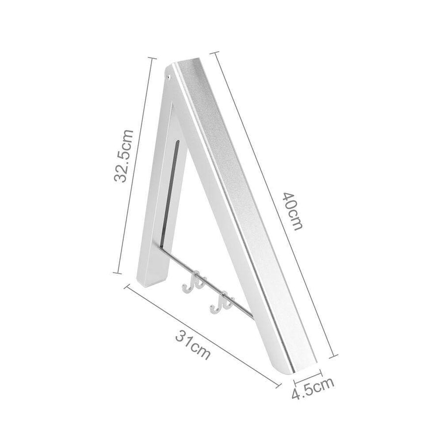 Wall Mounted Retractable Folding Clothes Rack - Image 10
