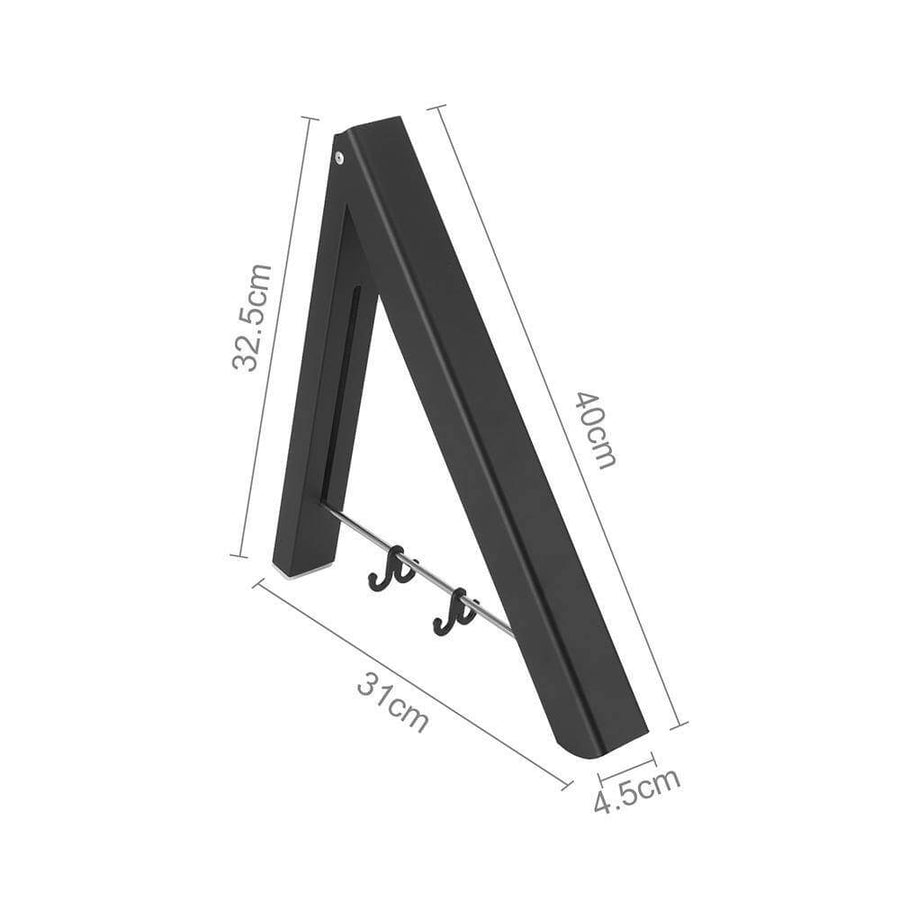 Wall Mounted Retractable Folding Clothes Rack - Image 12