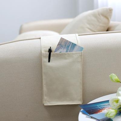 Cotton Linen Bedside Storage Bag - Image 2