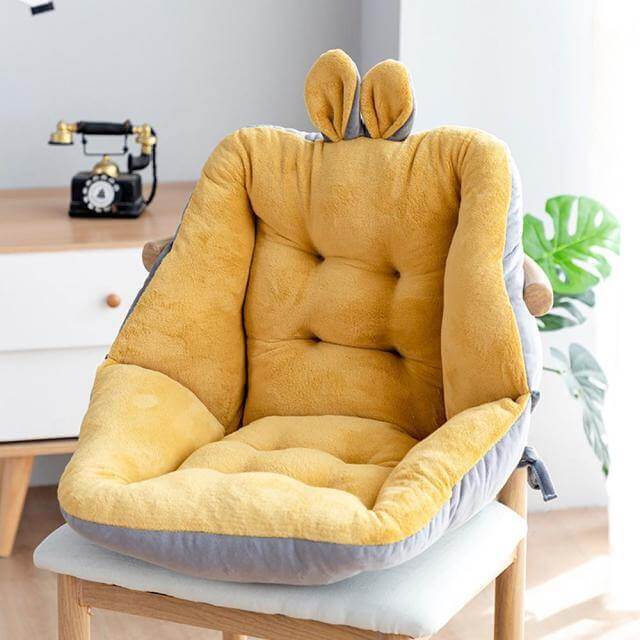Fluffy Cute Chair Back Cushion - Image 1