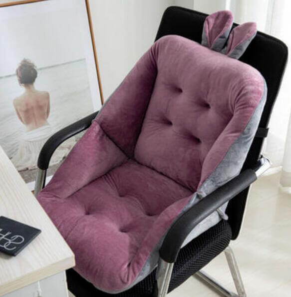 Fluffy Cute Chair Back Cushion - Image 3