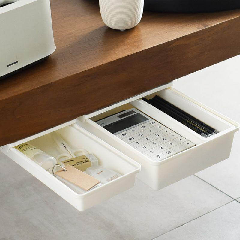 Adhesive Under Desk Drawer Organizer