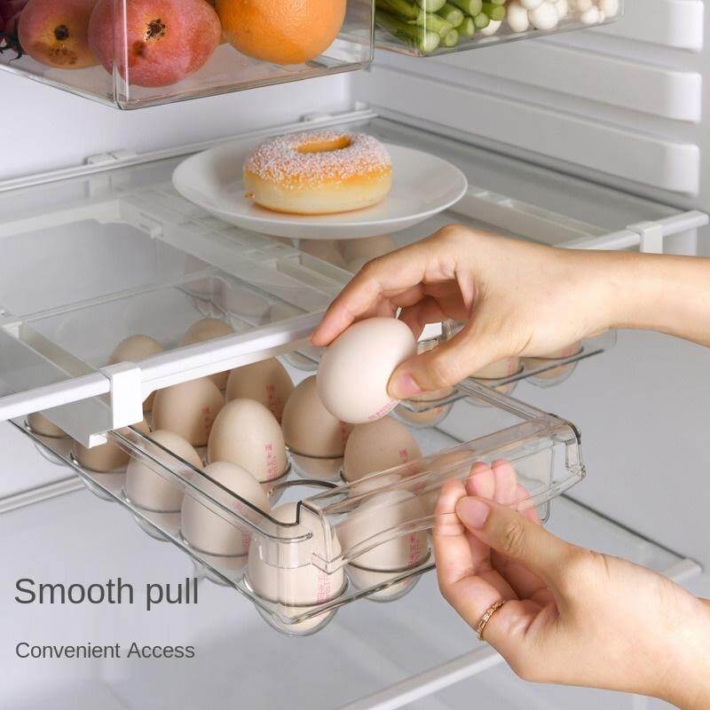 Fridge Organizer Under Shelf Drawer Box - Image 4