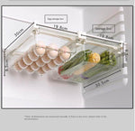 Fridge Organizer Under Shelf Drawer Box