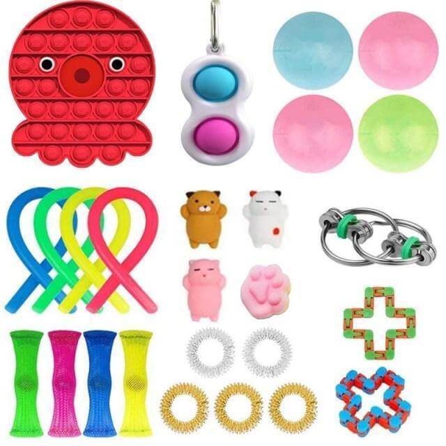 Anti Stress Fidget Hand Toy Set - MaviGadget