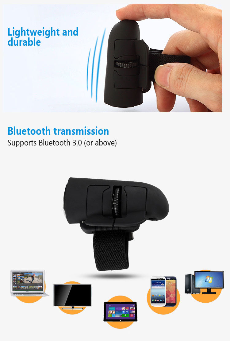 Lazy Mini USB Bluetooth Finger Mouse - Image 4