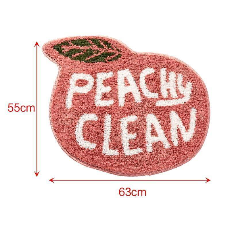 Peach Fruit Non-slip Home Mat