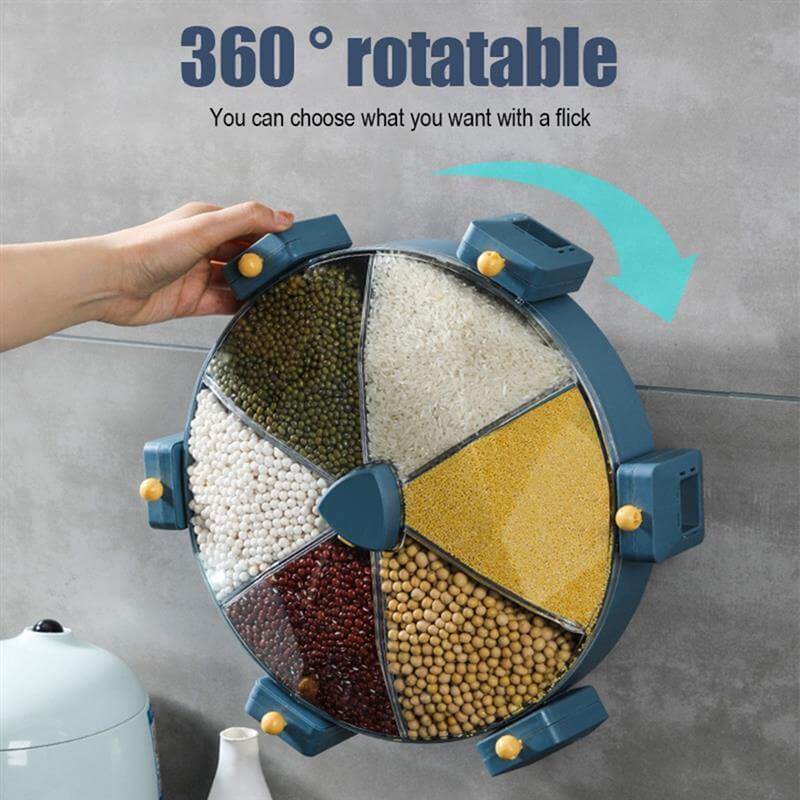 Wall Mounted 360 Degree Rotatable Cereals Grain Storage - Image 0