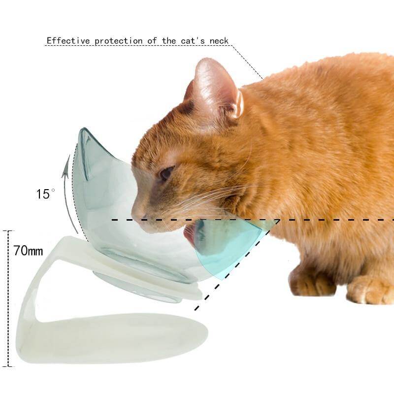 Non-Slip Pet Easy Feeder Bowl