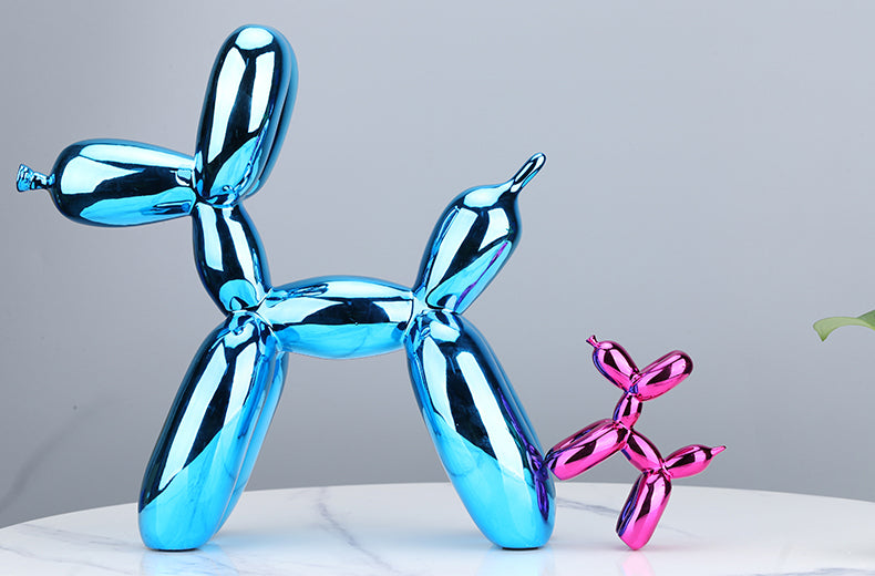 Nordic Resin Balloon Dog Figurines