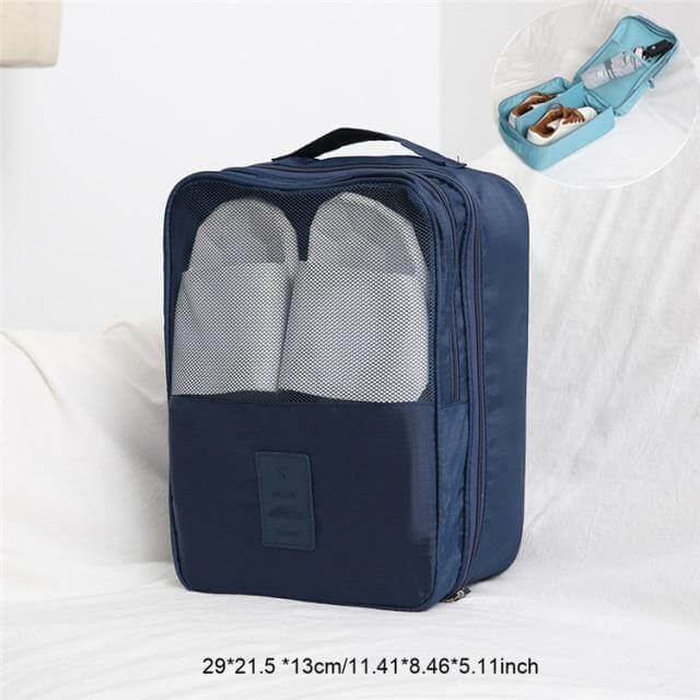 Portable Travel Shoe Clothes Storage Organizer Bag - Image 12