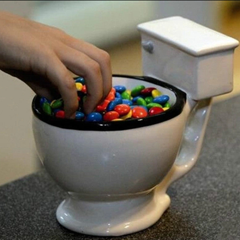 Toilet Ceramic Coffee Mugs with Handgrip - Image 4