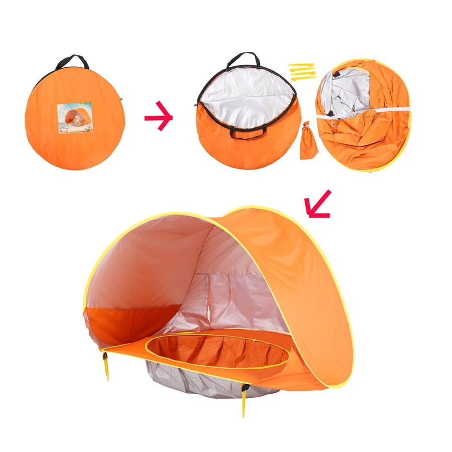 UV-protecting Children Waterproof Beach Tent - Image 3