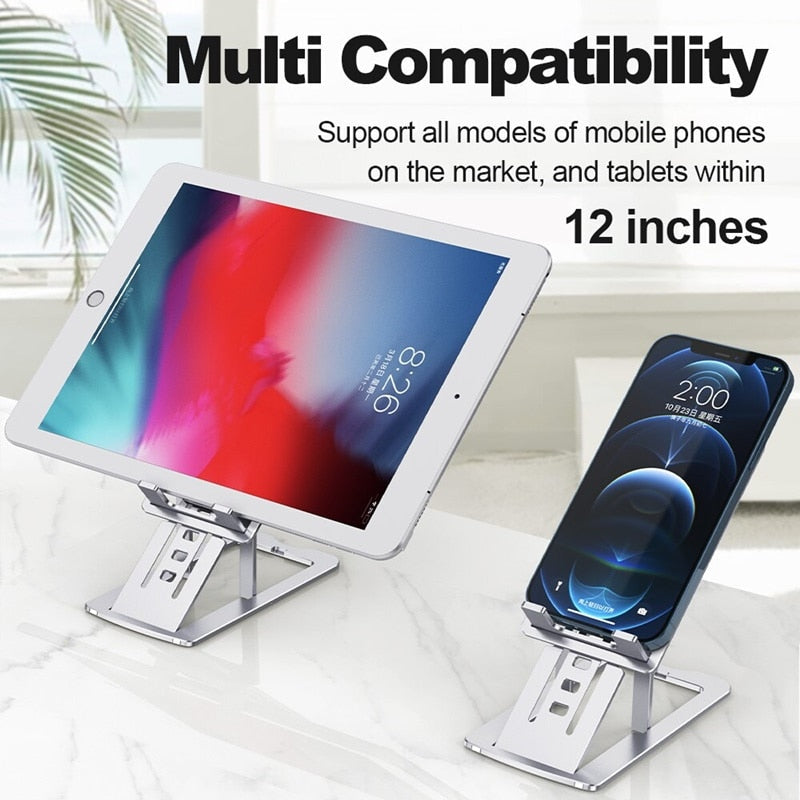 Foldable Adjustable Metal Phone Holder Stand - Image 5