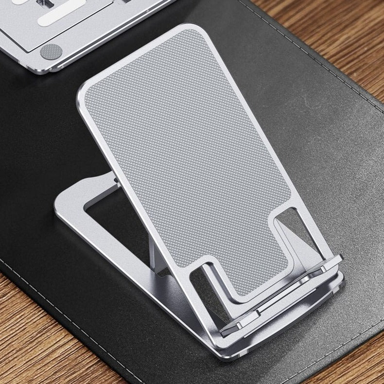 Foldable Adjustable Metal Phone Holder Stand - Image 0