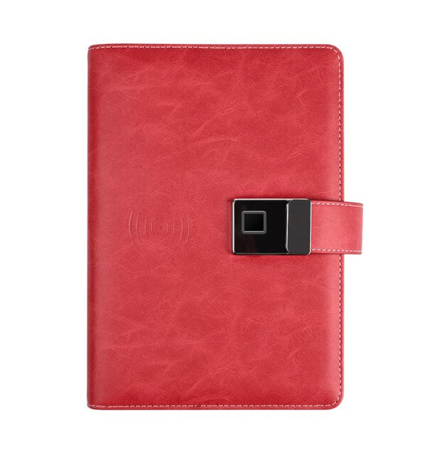 Smart Lock Fingerprint Wireless Charging Notebook - Image 7
