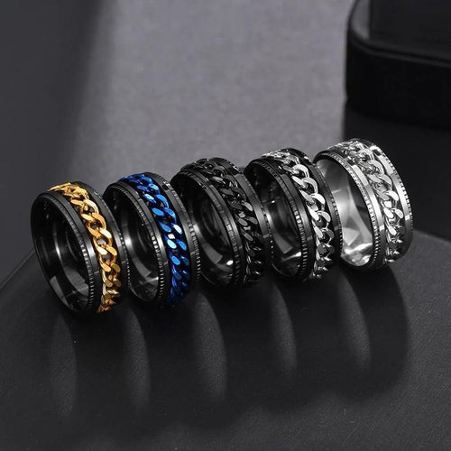 Cool Stainless Steel Rotating Ring - Image 0