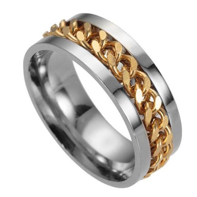 Cool Stainless Steel Rotating Ring - Image 12