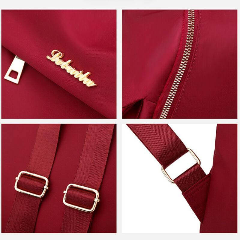 Stylish Oxford Cloth Anti-Theft Shoulder Backpack - Image 7